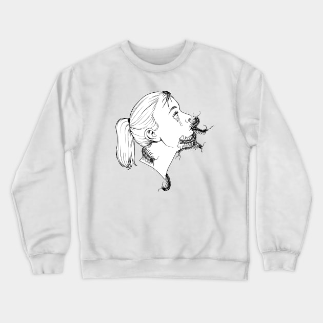 Inktober 15 Crewneck Sweatshirt by Merdet